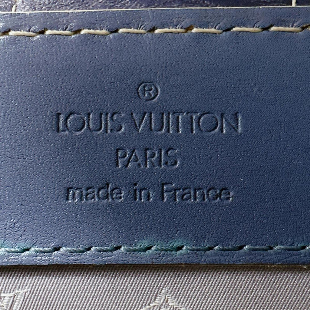 Louis Vuitton Blue Leather Handbag
