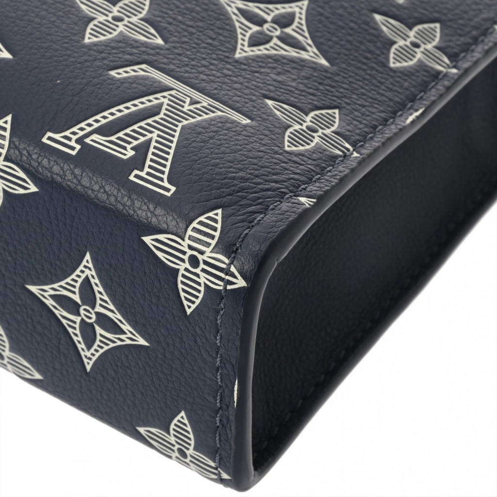 Louis Vuitton Blue Navy Monogram Shadow Pouch Shoulder Bag