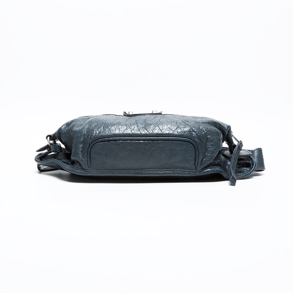 Balenciaga Gray Leather Fanny Pack