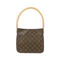 Louis Vuitton Marron Coated Canvas Shoulder Bag