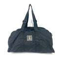 Chanel Black Nylon Boston Bag Shoulder Bag