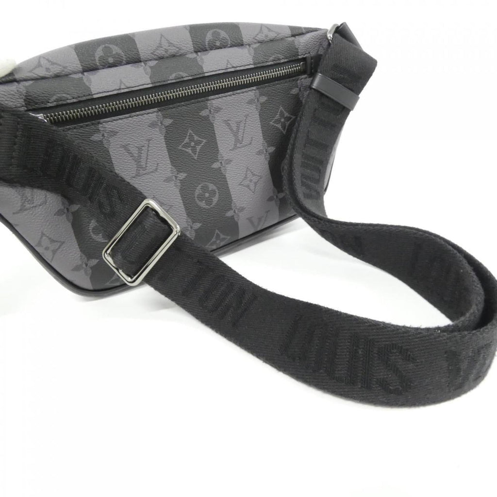 Louis Vuitton Black Coated Canvas Shoulder Bag