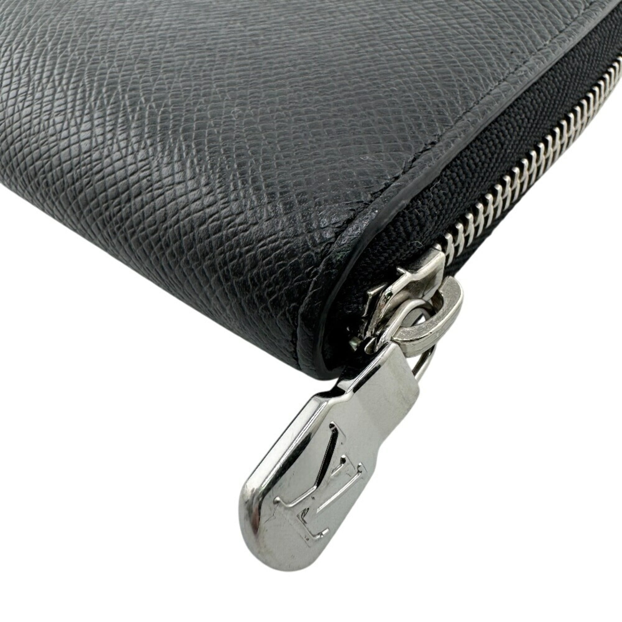Louis Vuitton Black Leather Long Wallet