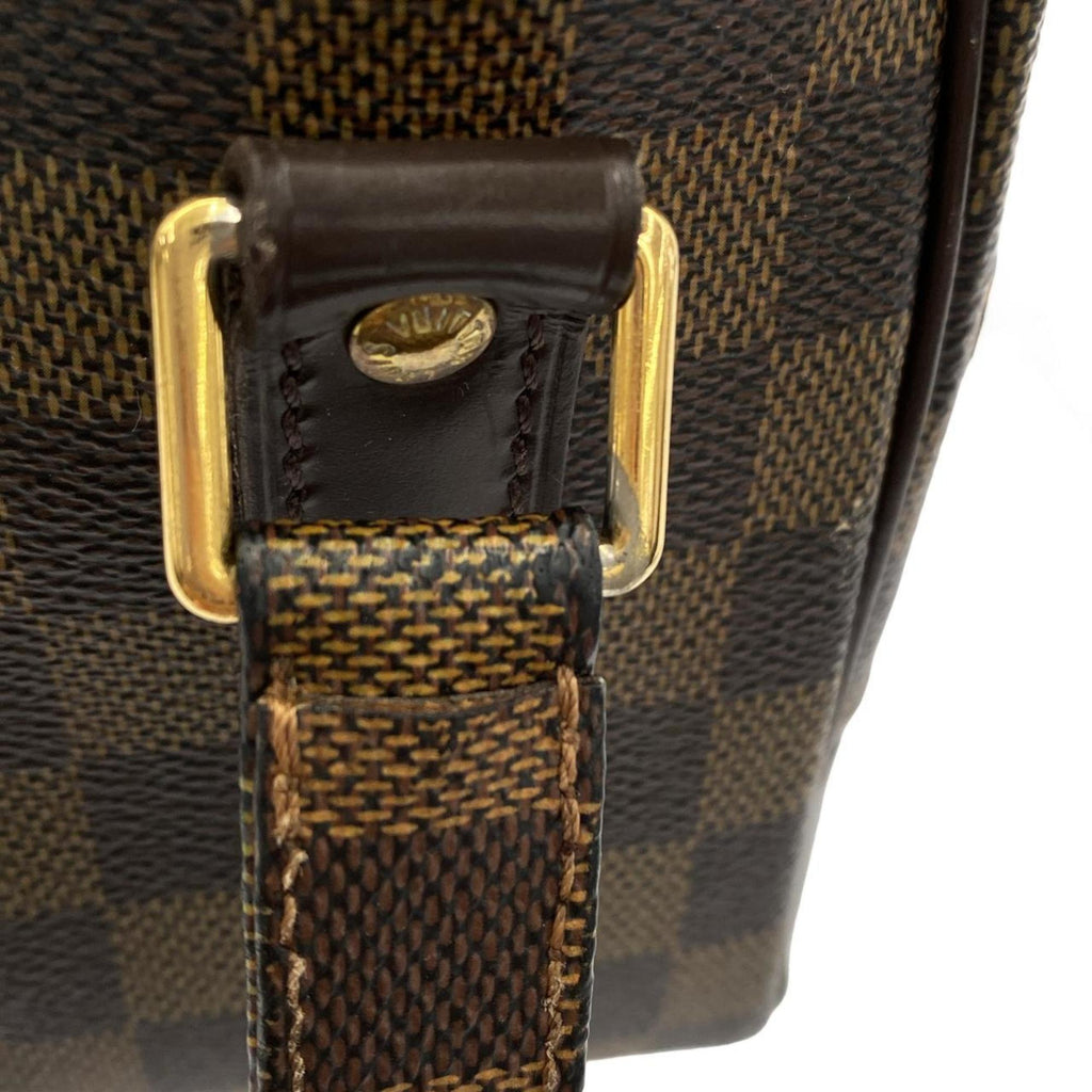Louis Vuitton Brown Coated Canvas Shoulder Bag