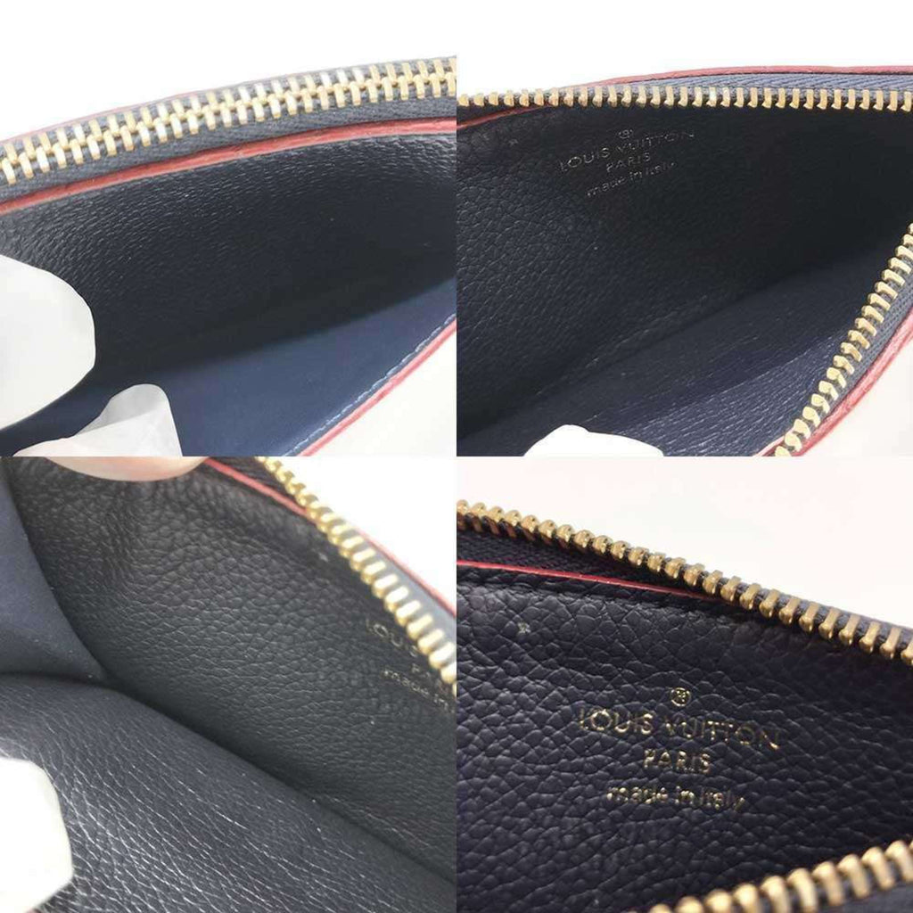 Louis Vuitton Monogram Empreinte Marine Rouge Navy Red Color Monogram Empreinte Coin Purse/Coin Case