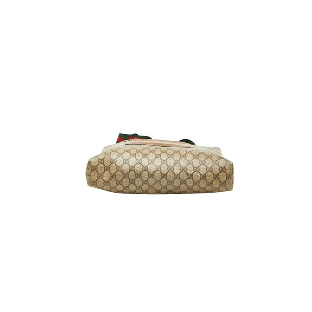 Gucci Brown Pvc Leather Handbag Shoulder Bag Tote Bag (Pre-Owned)
