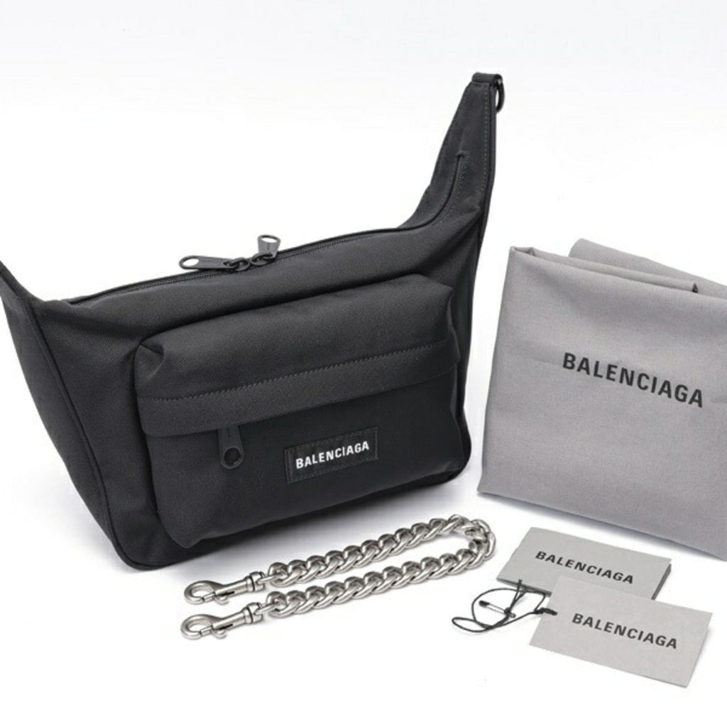 Balenciaga Black Nylon Shoulder