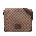 Louis Vuitton Brown Pvc Leather Shoulder Bag