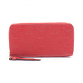 Louis Vuitton Red Color Sacrlet Monogram Empreinte Long Wallet