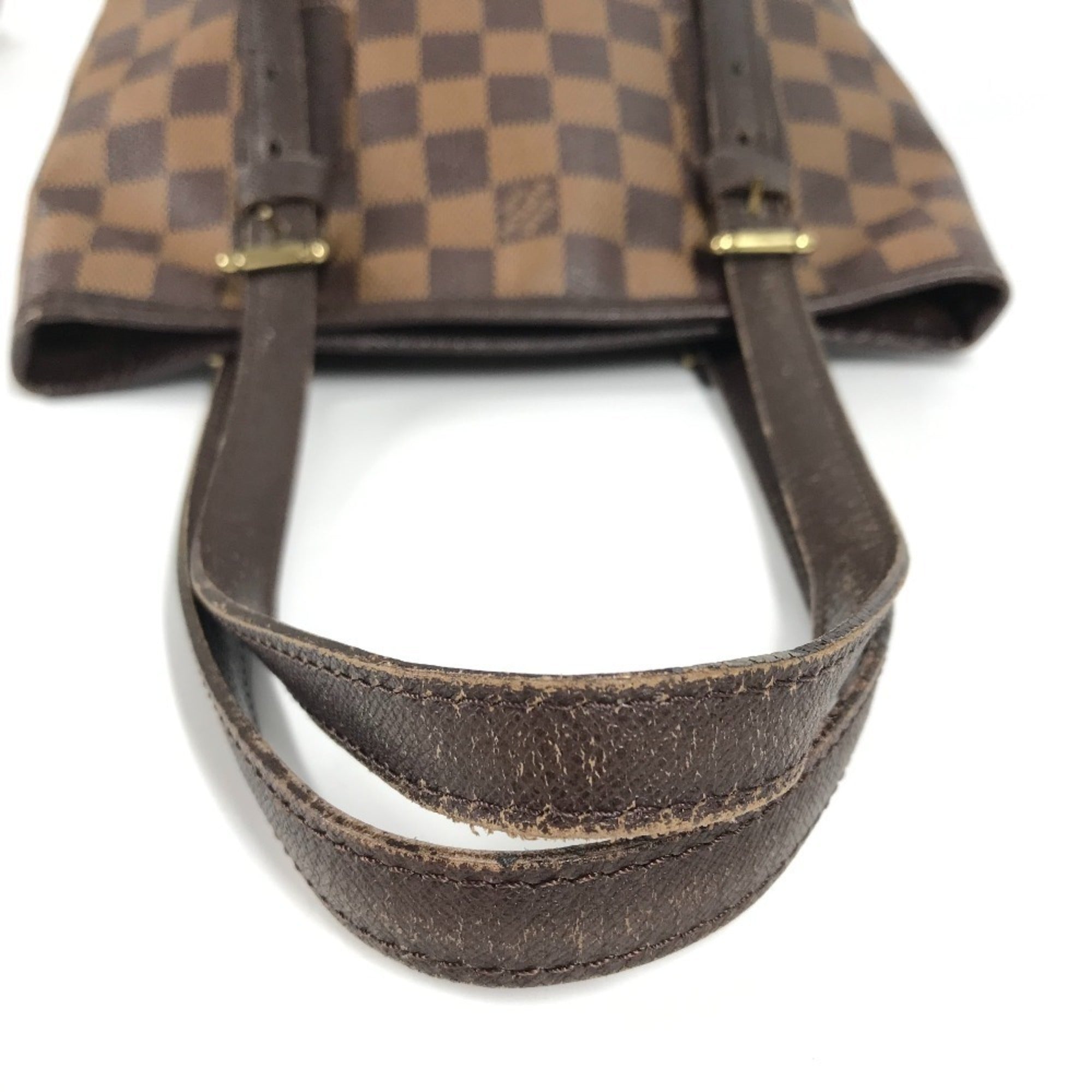 Louis Vuitton Brown Damier Canvas Ebene Damier Canvas Pouch Shoulder Bag Tote Bag