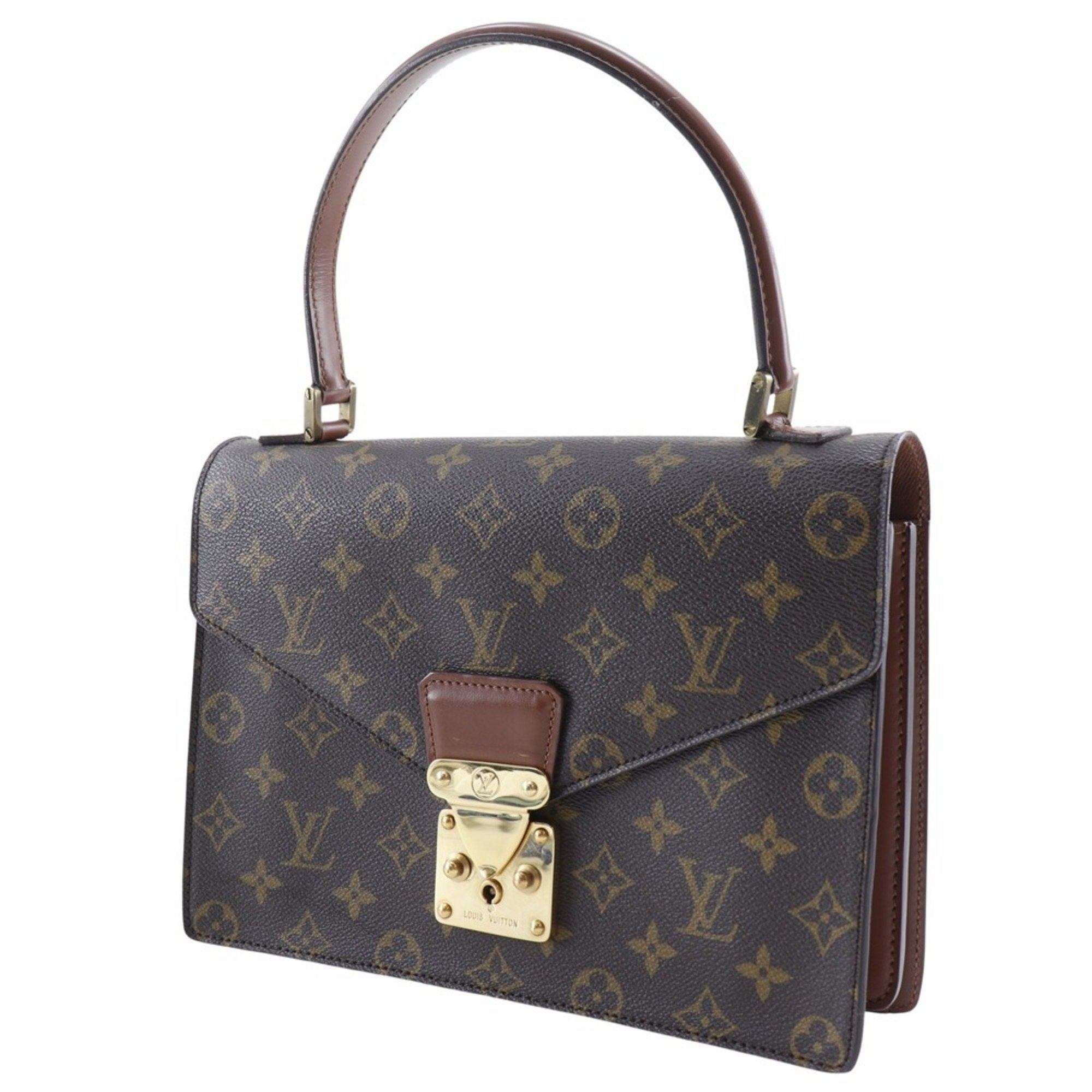 Louis Vuitton Brown Monogram Canvas Handbag