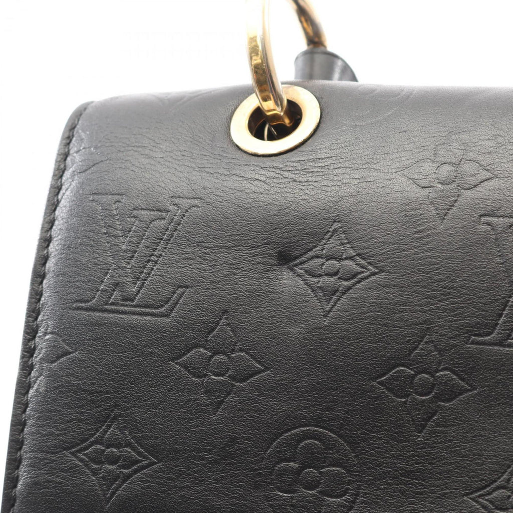 Louis Vuitton Black Leather Handbag