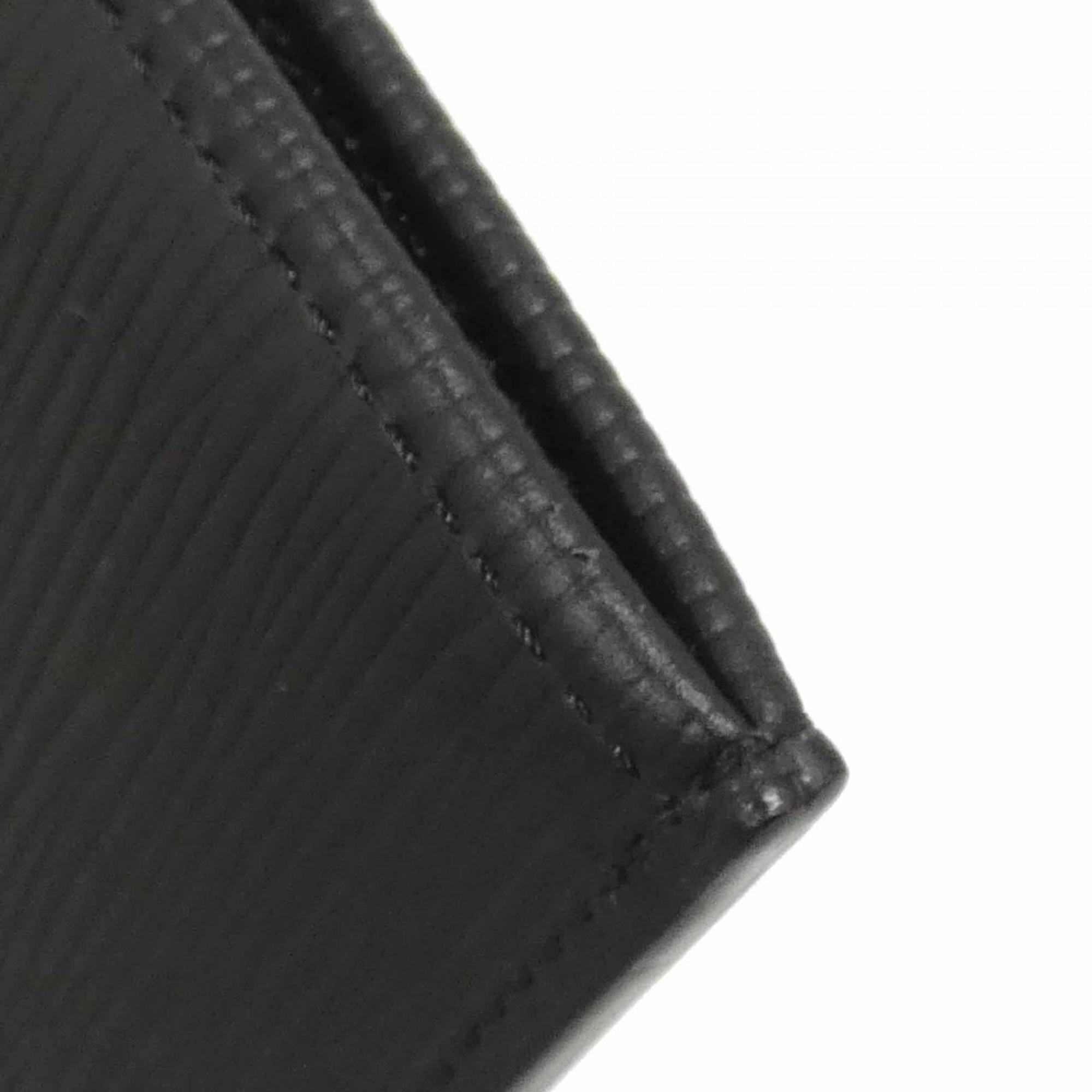 Louis Vuitton Black Leather Handbag Pochette