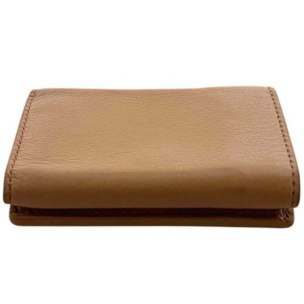 Balenciaga Beige Leather Wallet (Tri-Fold)