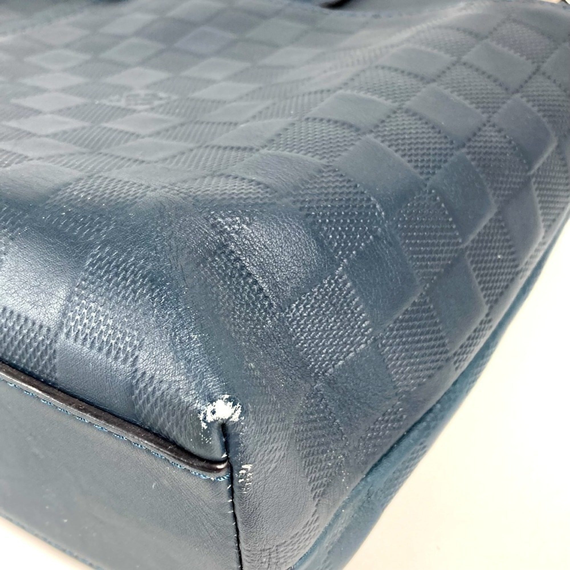 Louis Vuitton Cosmos Navy Damier Infini Shoulder Bag Tote Bag