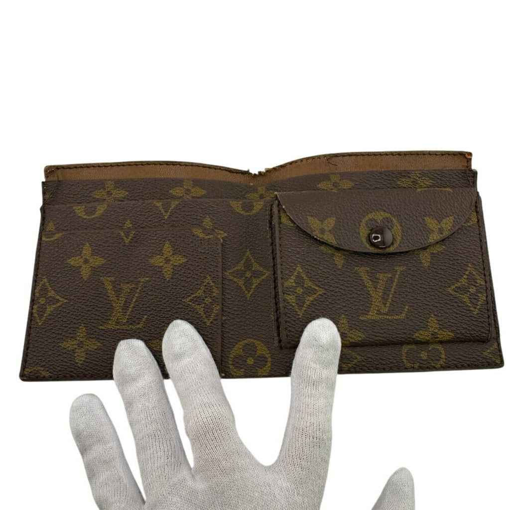 Louis Vuitton Brown Leather Wallet