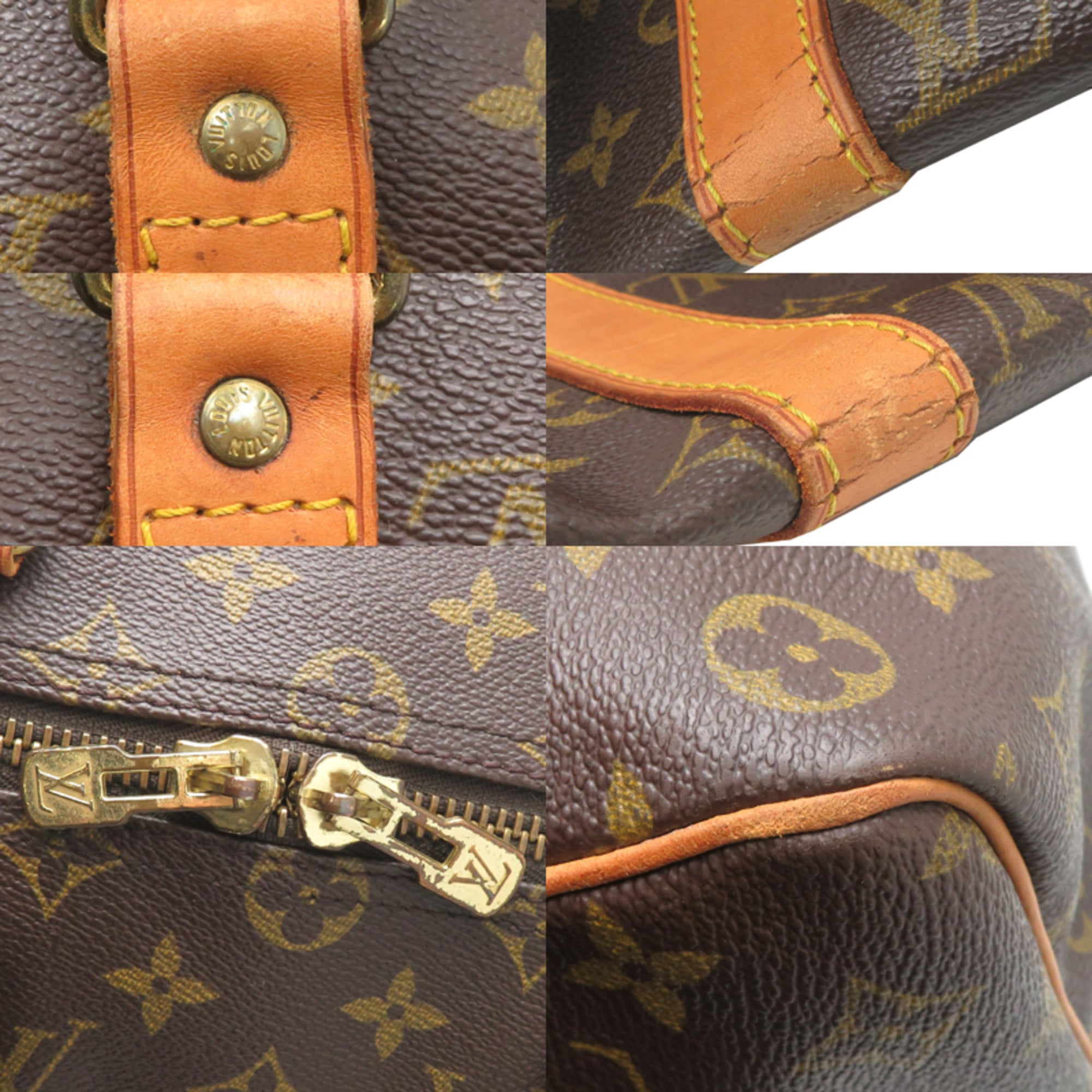 Louis Vuitton Brown Monogram Boston Bag