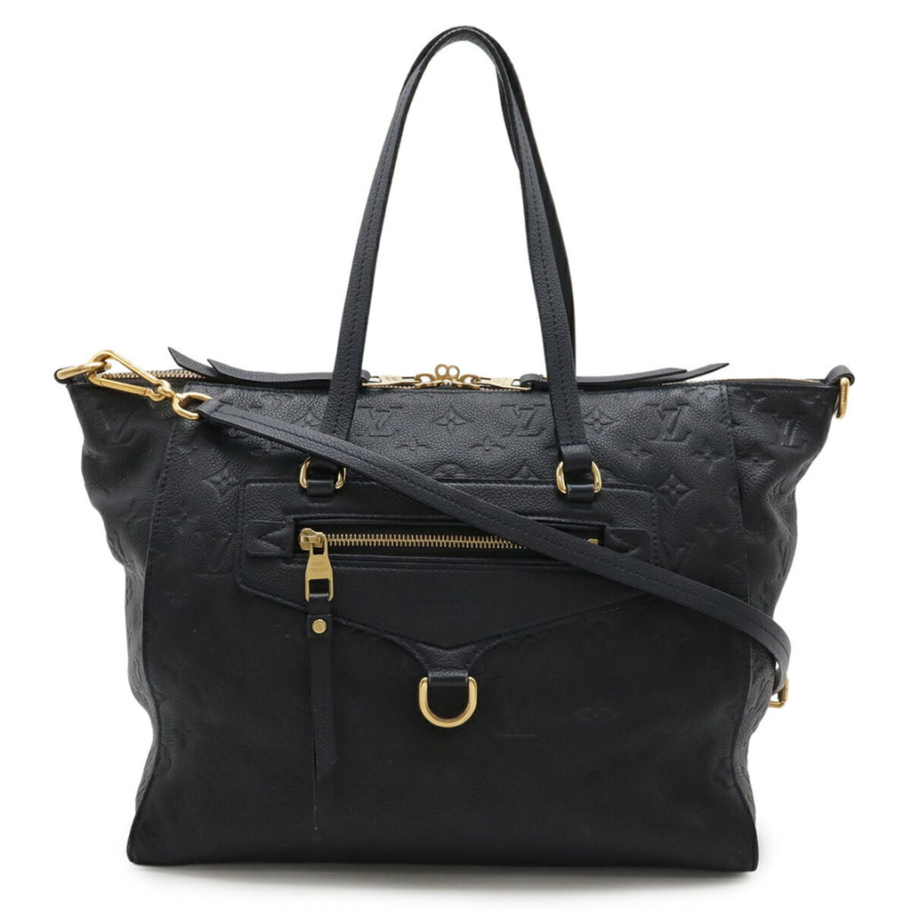 Louis Vuitton Infini Navy Monogram Empreinte Shoulder Bag Tote Bag