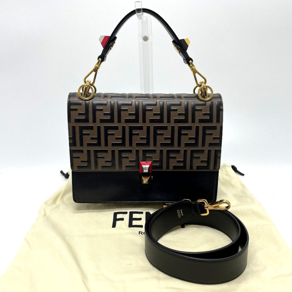 Fendi Brown Leather Handbag