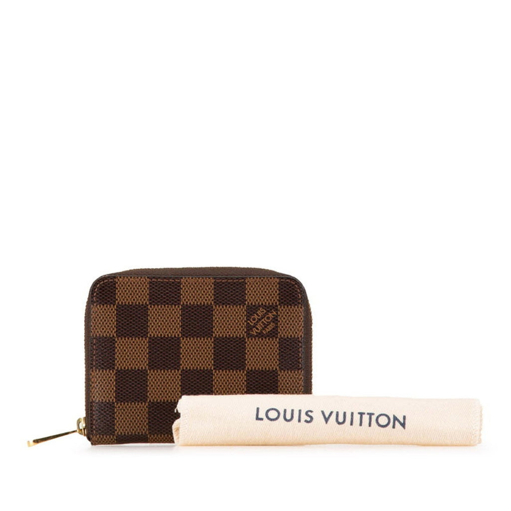 Louis Vuitton Brown Pvc Coin Purse/Coin Case