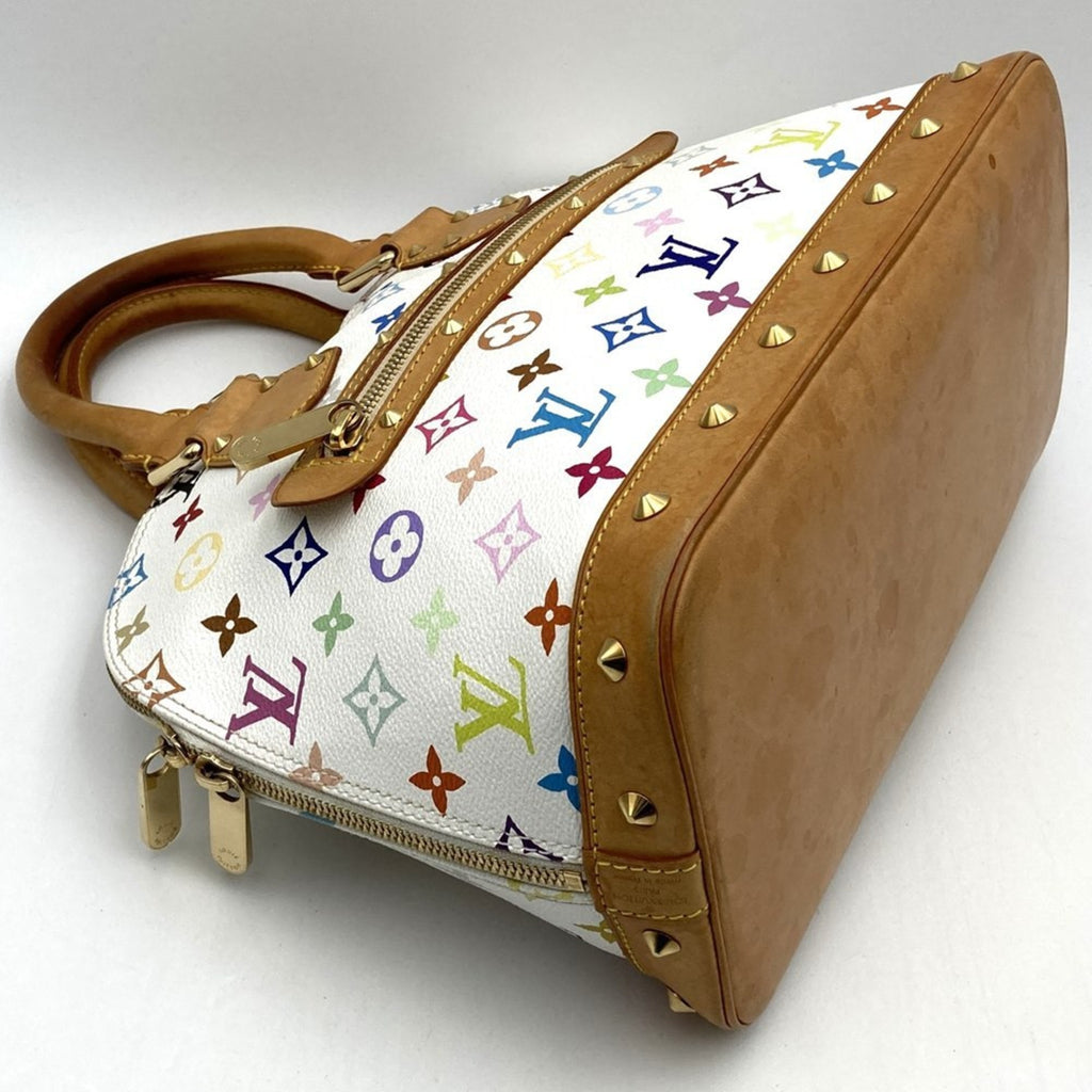 Louis Vuitton White Monogram Multicolore Handbag