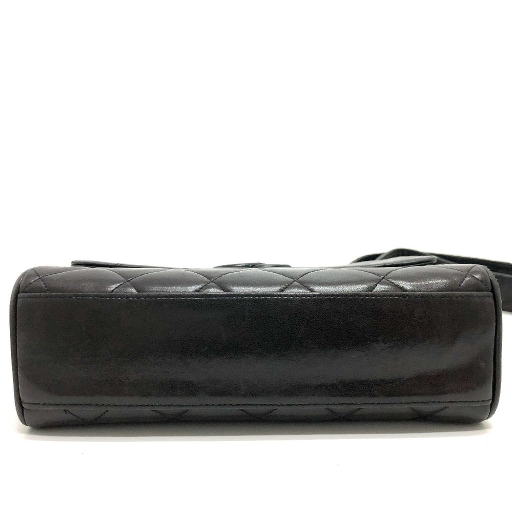 Chanel Black Leather Shoulder Bag