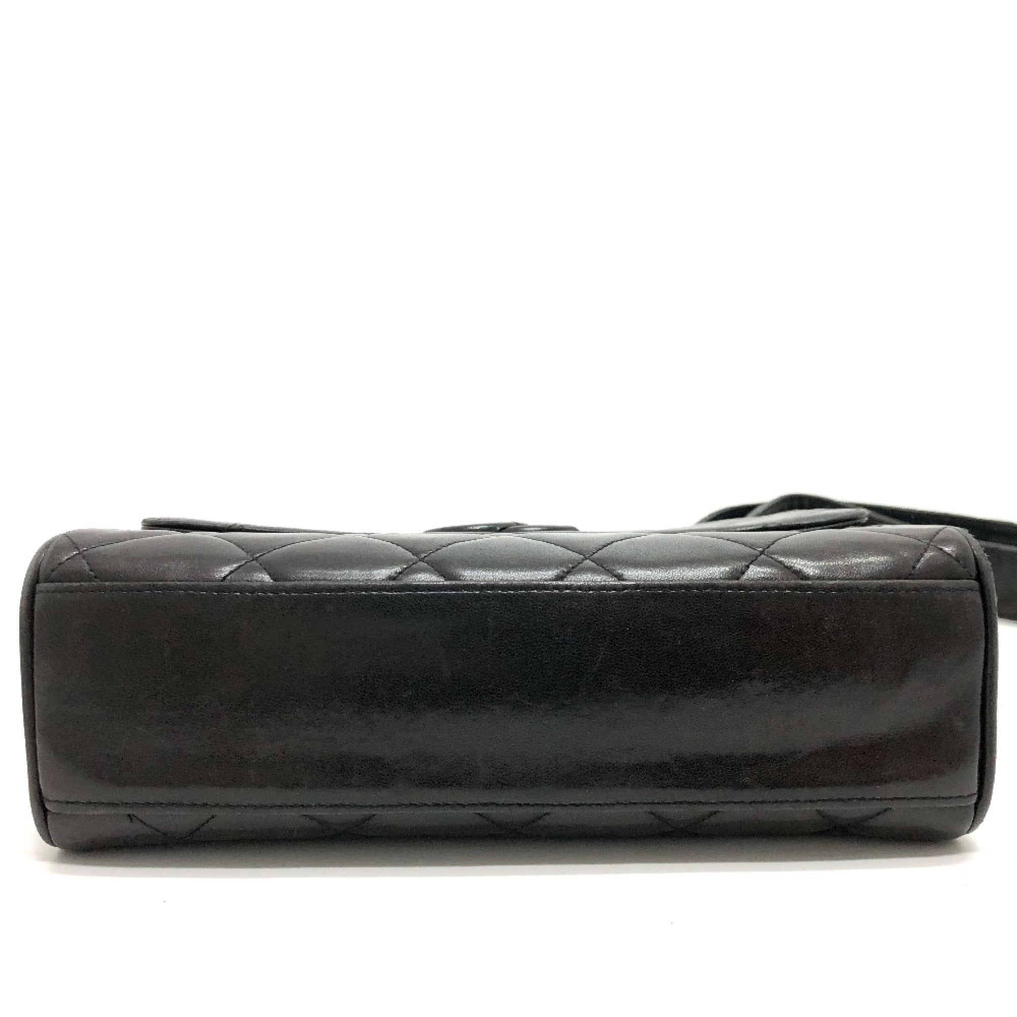 Chanel Black Leather Shoulder Bag