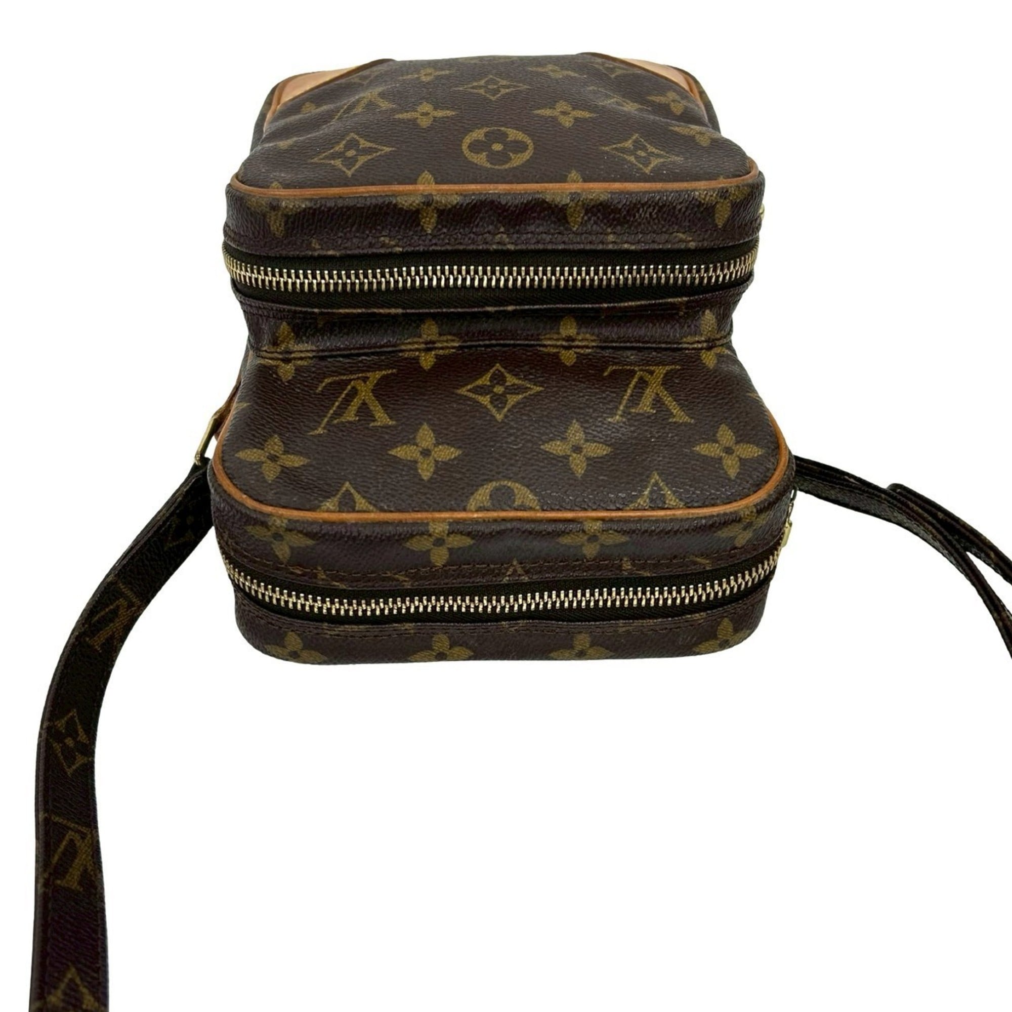 Louis Vuitton Brown Leather Pvc Pochette Shoulder Bag