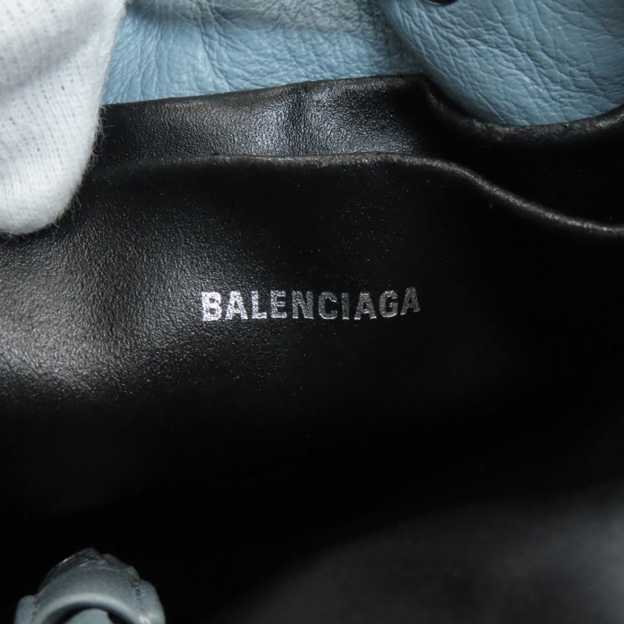 Balenciaga Blue Leather Hand