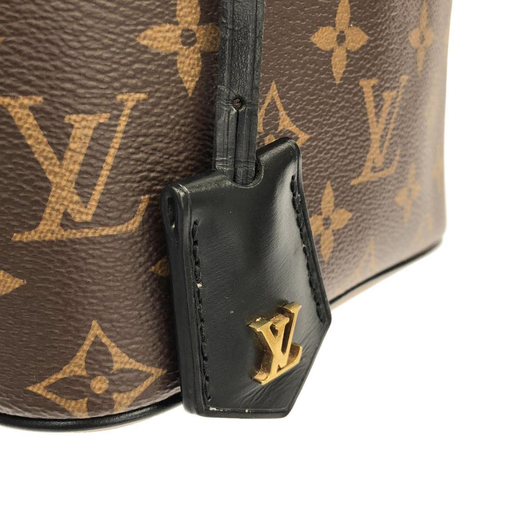 Louis Vuitton Monogram Marron Coated Canvas Handbag Vanity Bag