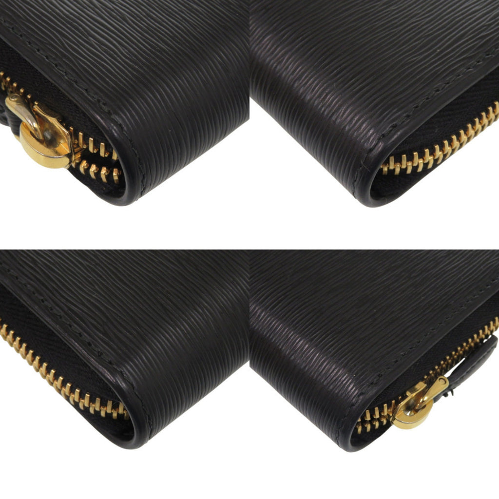 Prada Black Leather Coin Purse/Coin Case