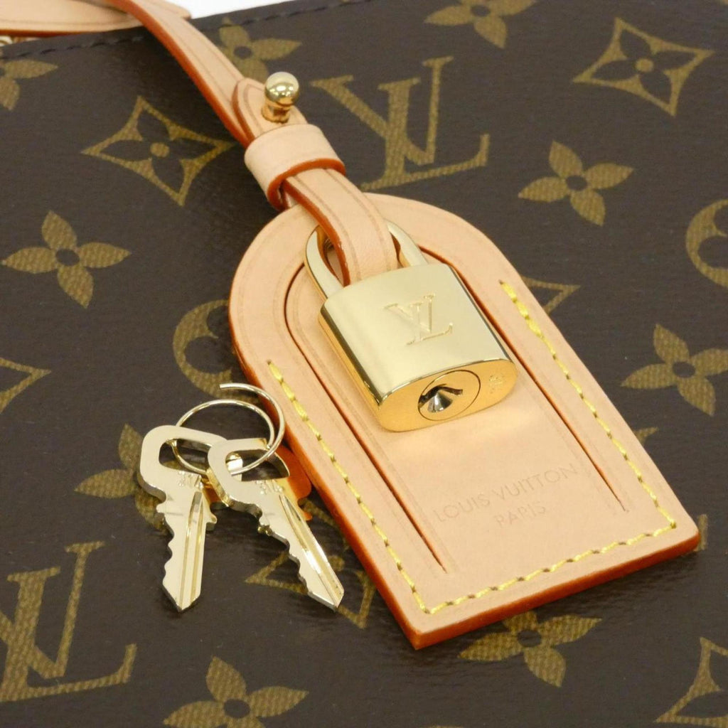 Louis Vuitton Marron Coated Canvas Handbag