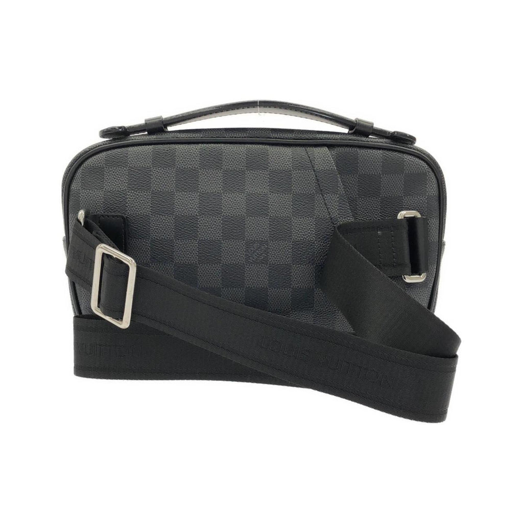 Louis Vuitton Damier Graphite Graphite Damier Graphite Coated Canvas Shoulder Bag