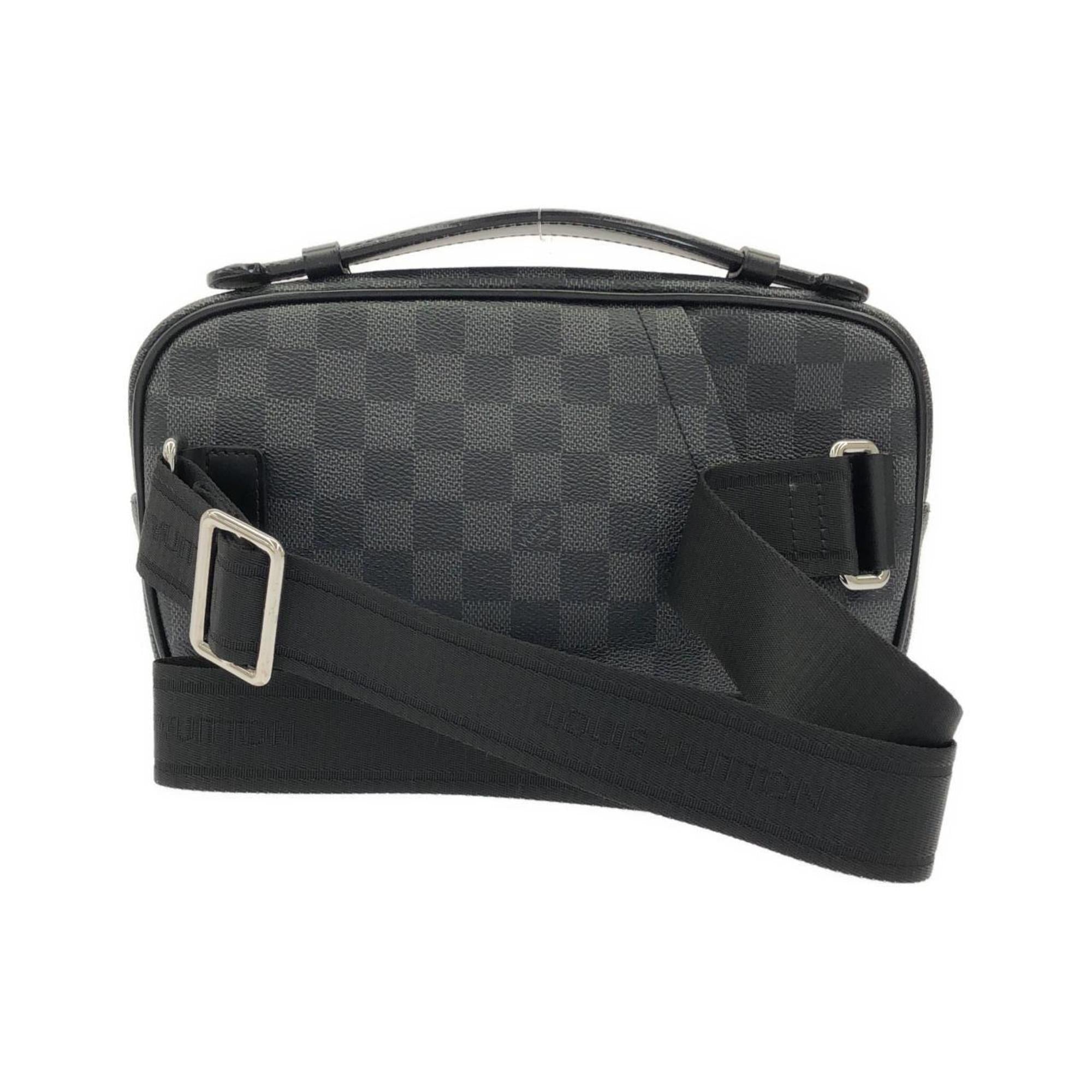 Louis Vuitton Damier Graphite Graphite Damier Graphite Coated Canvas Shoulder Bag