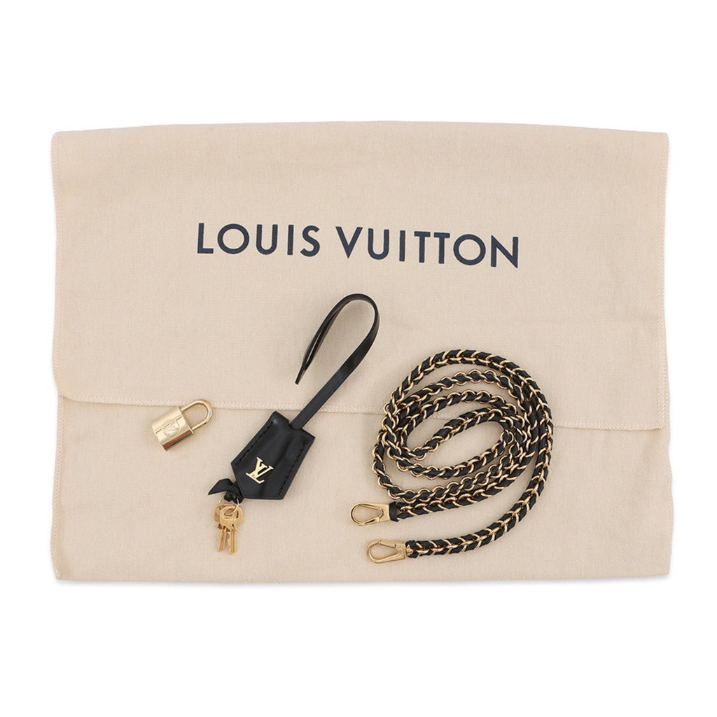 Louis Vuitton Noir Monogram Reverse Monogram Handbag
