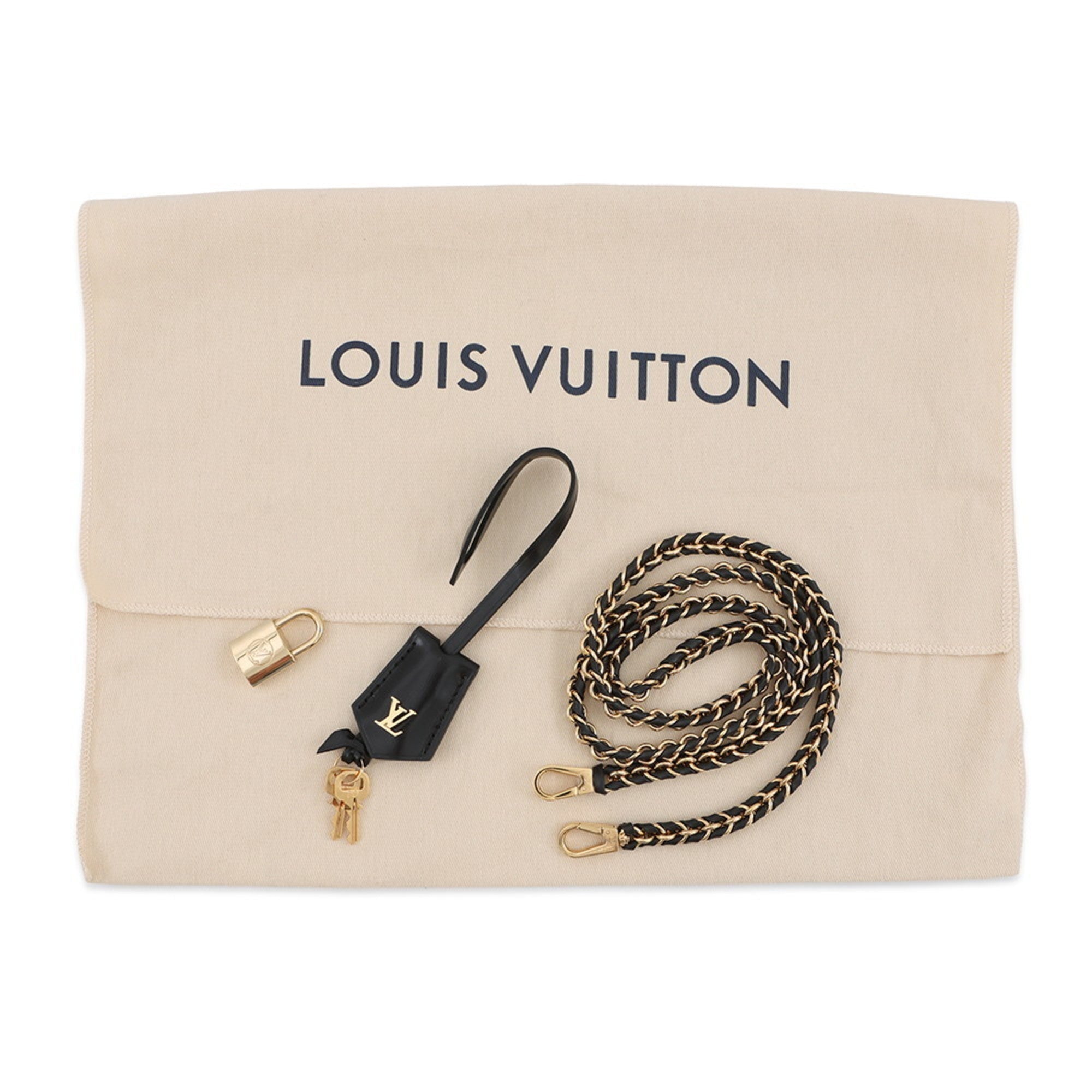 Louis Vuitton Noir Monogram Reverse Monogram Handbag