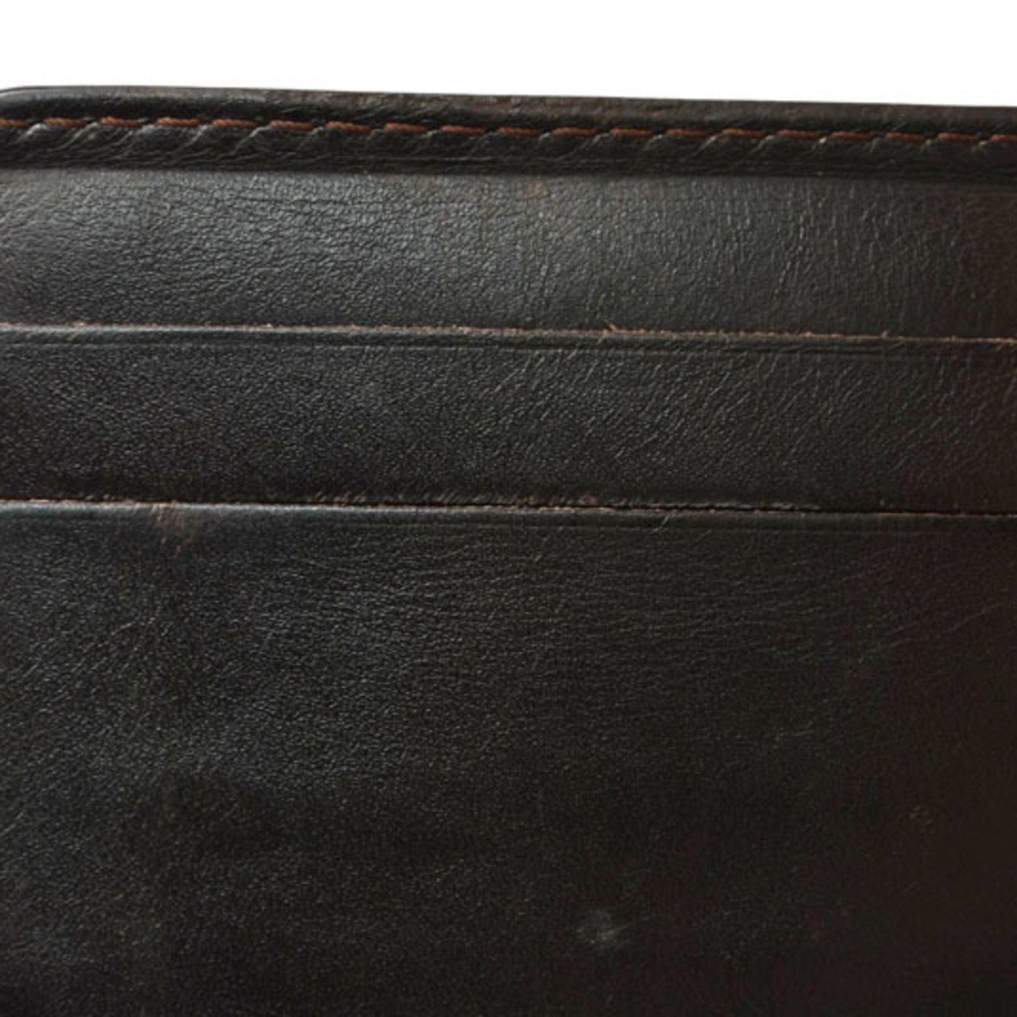 Louis Vuitton Utah Coffee Utah Leather Money Clip