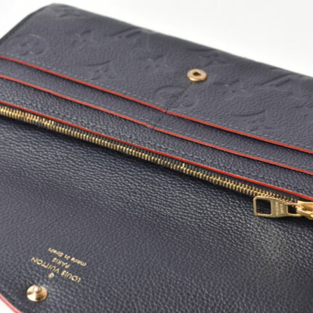 Louis Vuitton Rouge Monogram Empreinte Long Wallet