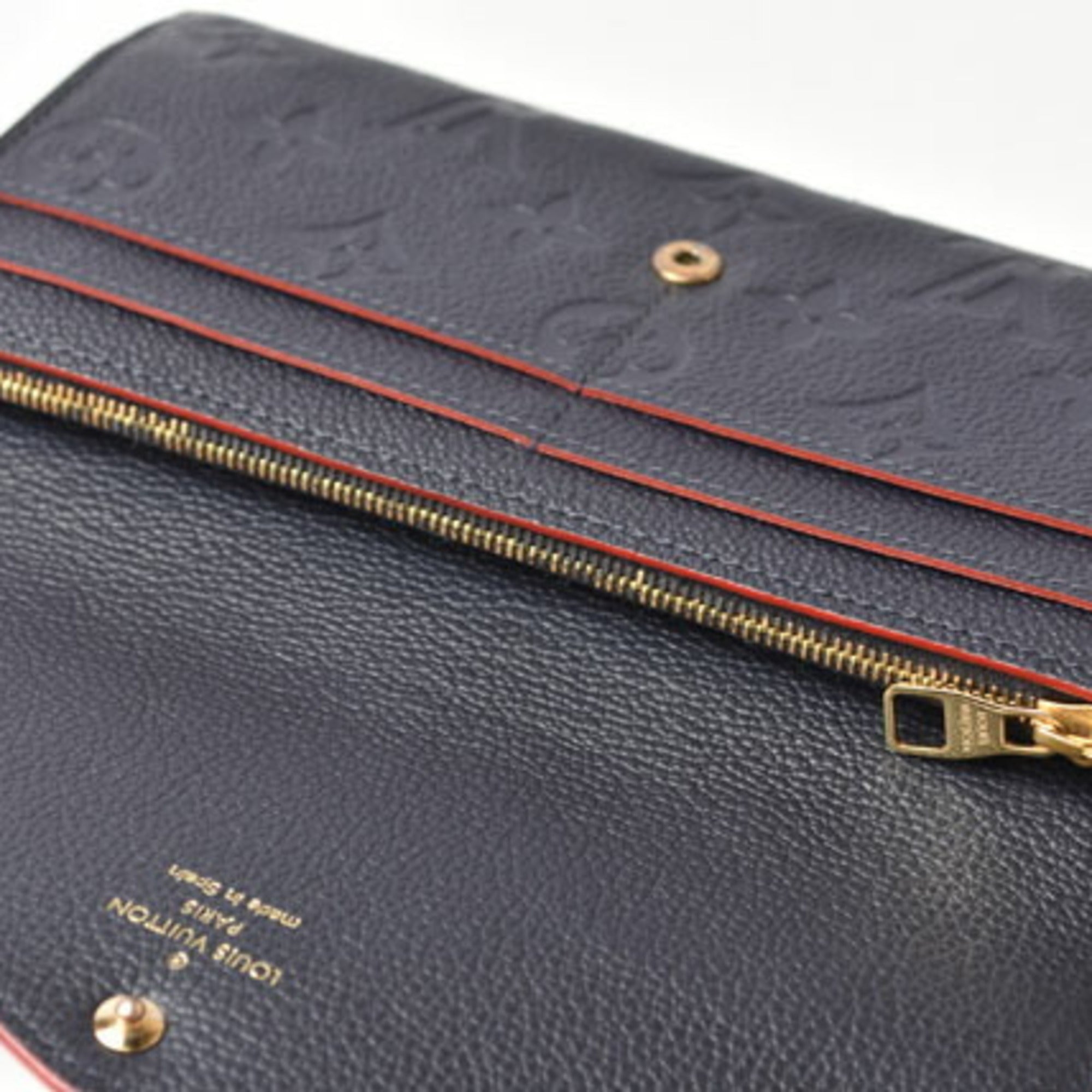 Louis Vuitton Rouge Monogram Empreinte Long Wallet