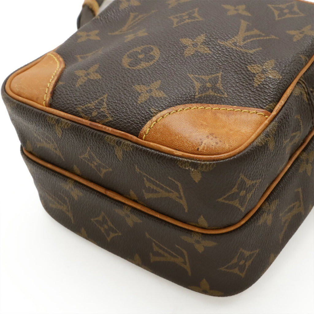 Louis Vuitton Brown Coated Canvas Pochette Shoulder Bag