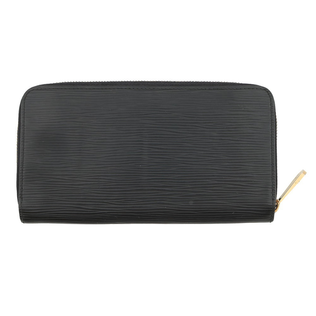 Louis Vuitton Black Noir Epi Leather Long Wallet