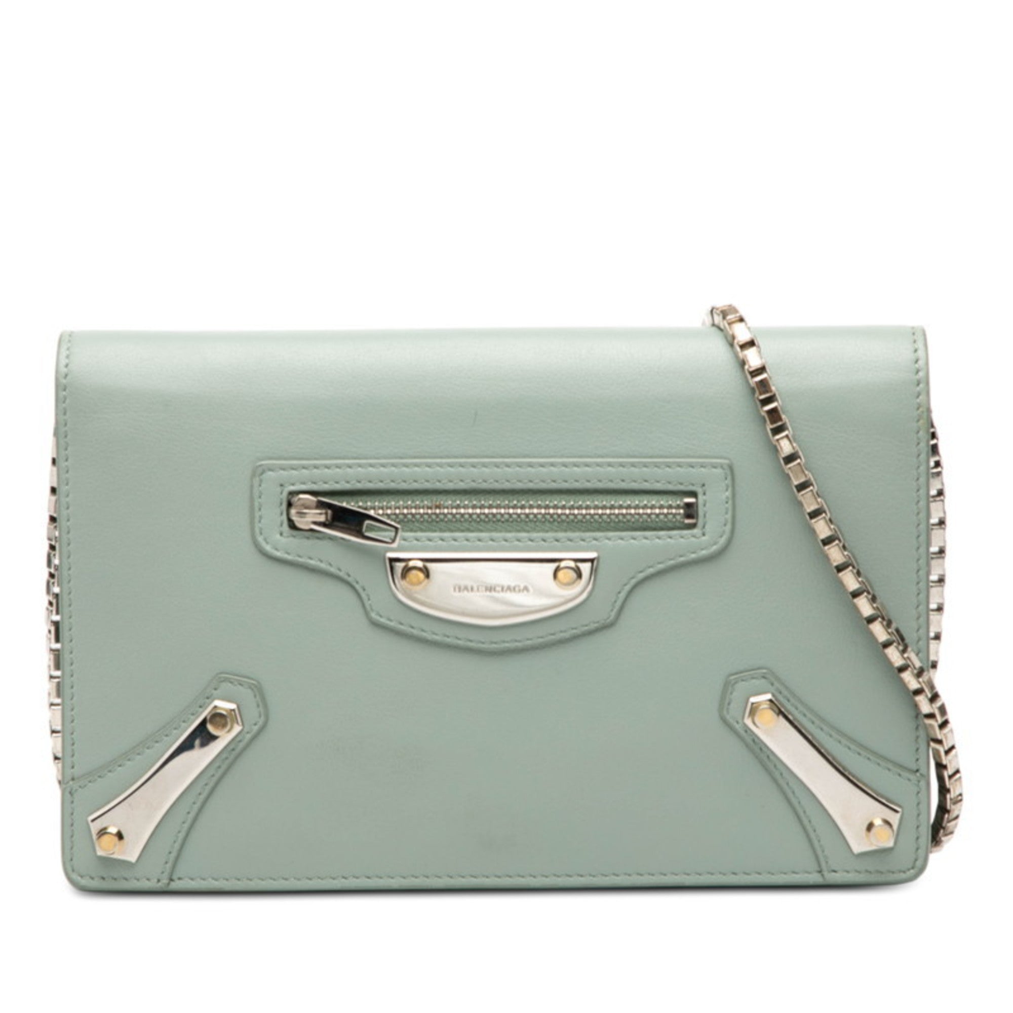 Balenciaga Blue Leather Shoulder