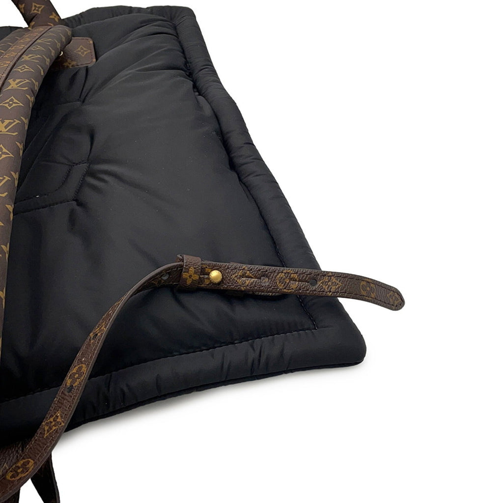 Louis Vuitton Noir Nylon Monogram Backpack