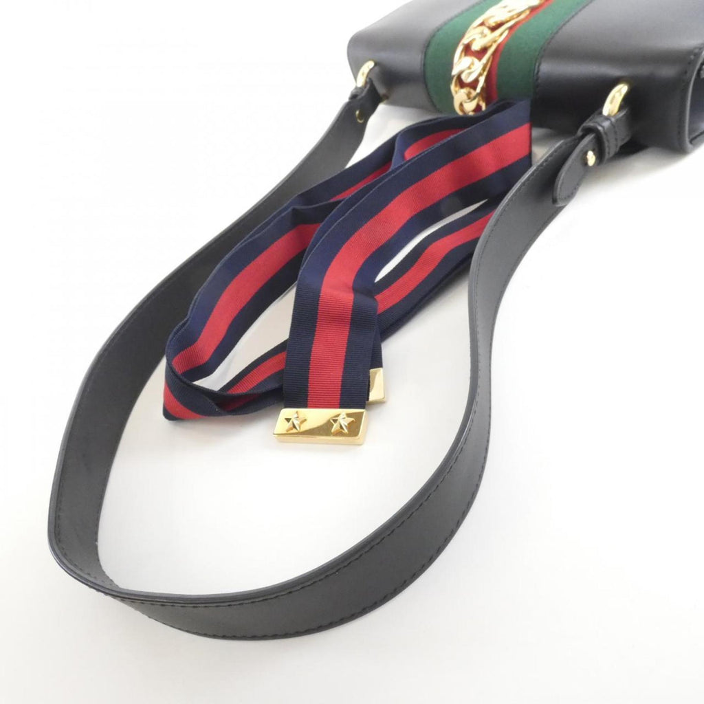 Gucci Black Leather Shoulder Bag (Pre-Owned)