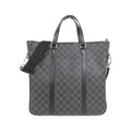 Louis Vuitton Graphite Coated Canvas Handbag