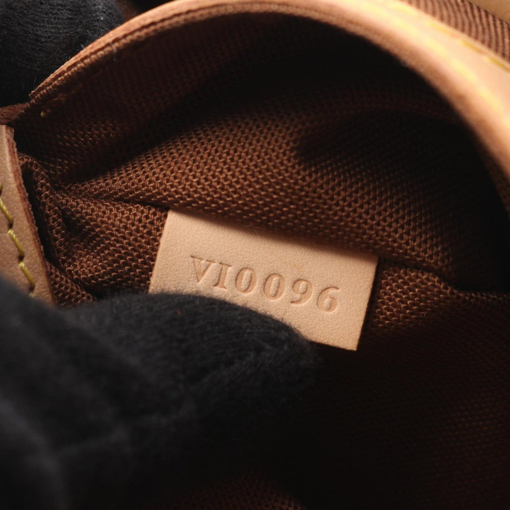 Louis Vuitton Brown Coated Canvas Pvc Monogram Leather Shoulder Bag
