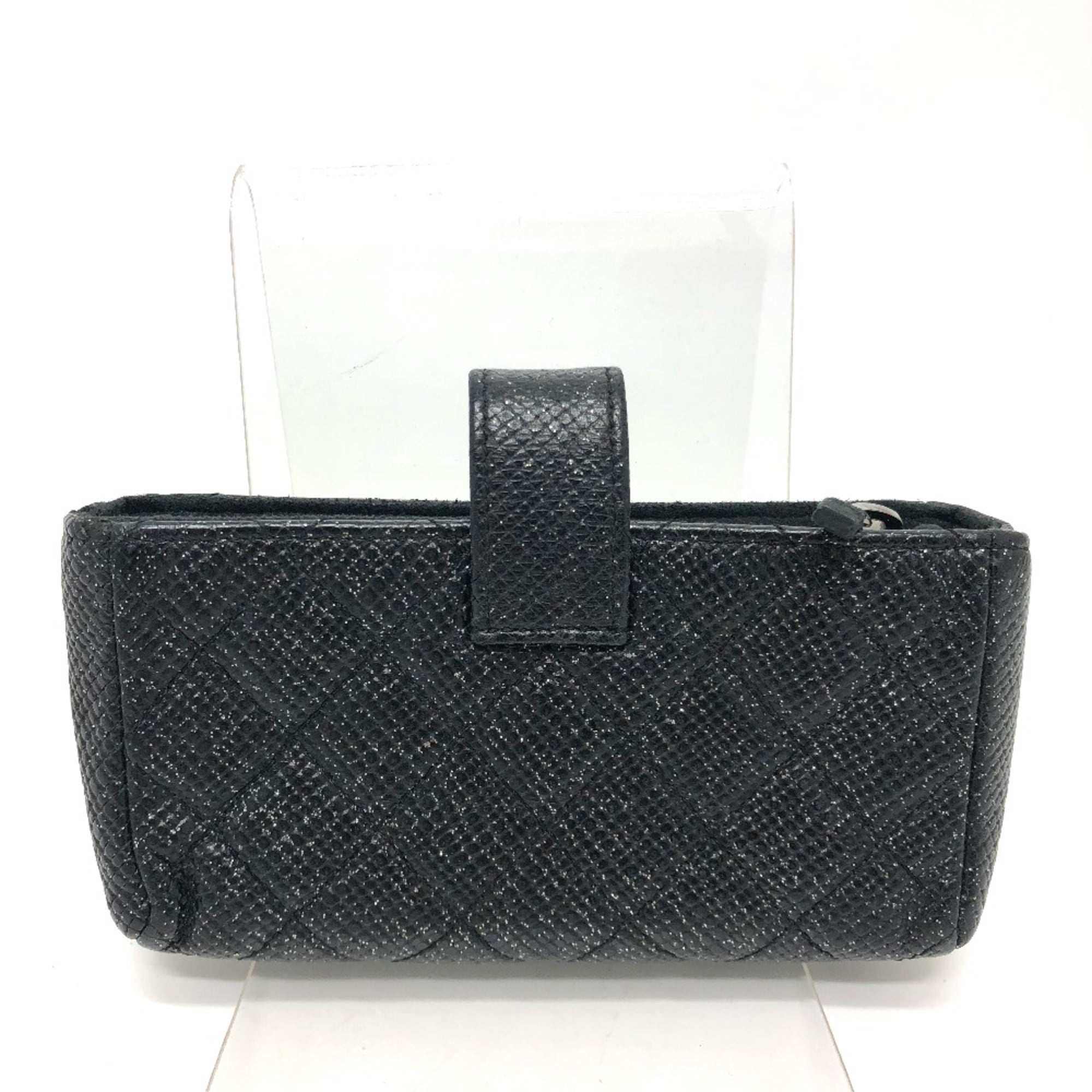 Chanel Black Leather Pouch