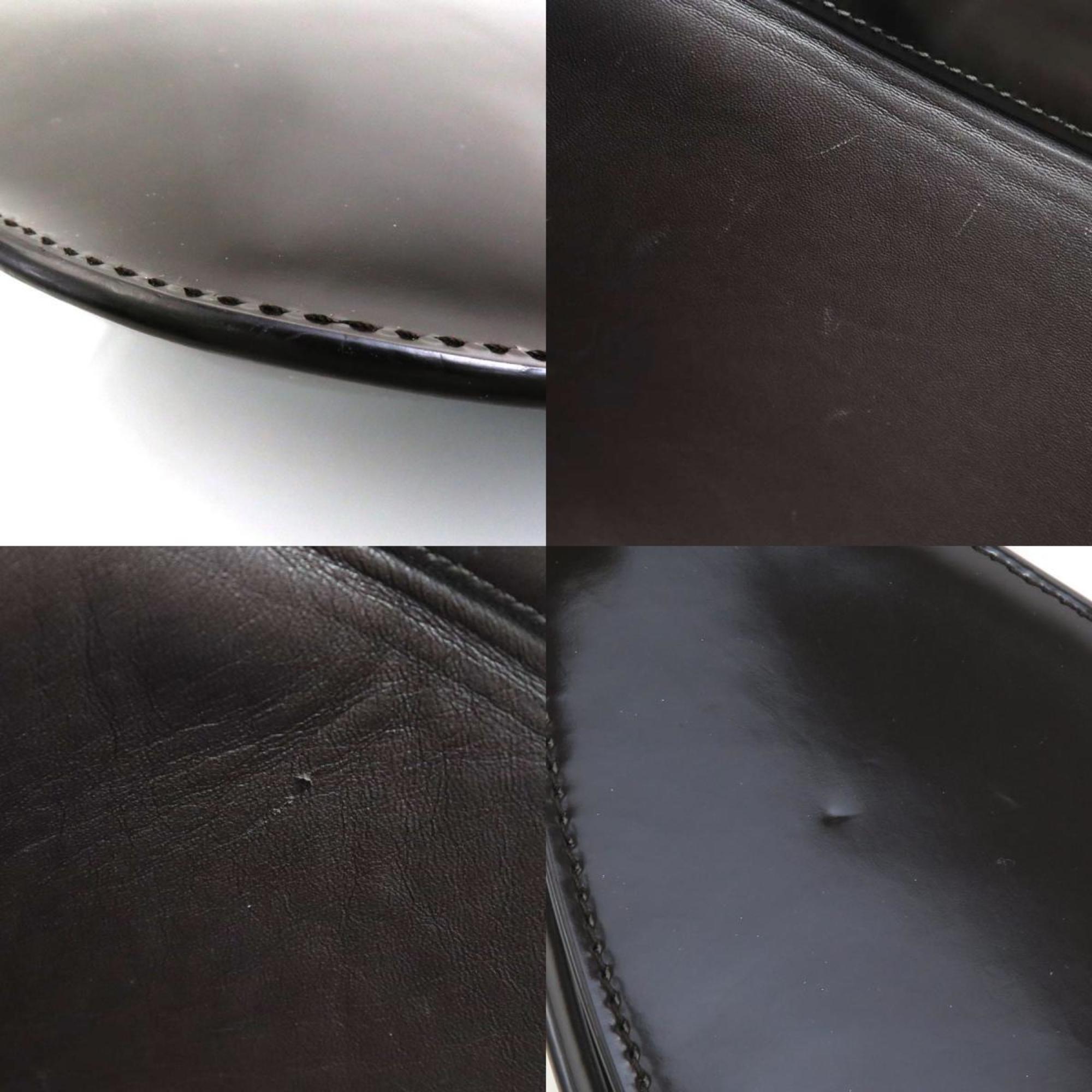 Bottega Veneta Brown Patent Leather Shoulder Bag