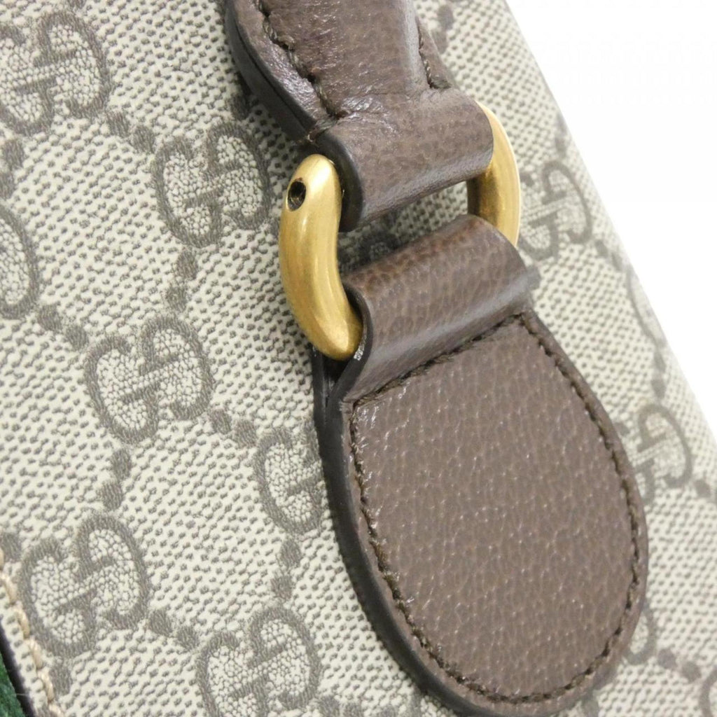 Gucci Ophidia Beige Brown Gg Supreme Handbag (Pre-Owned)