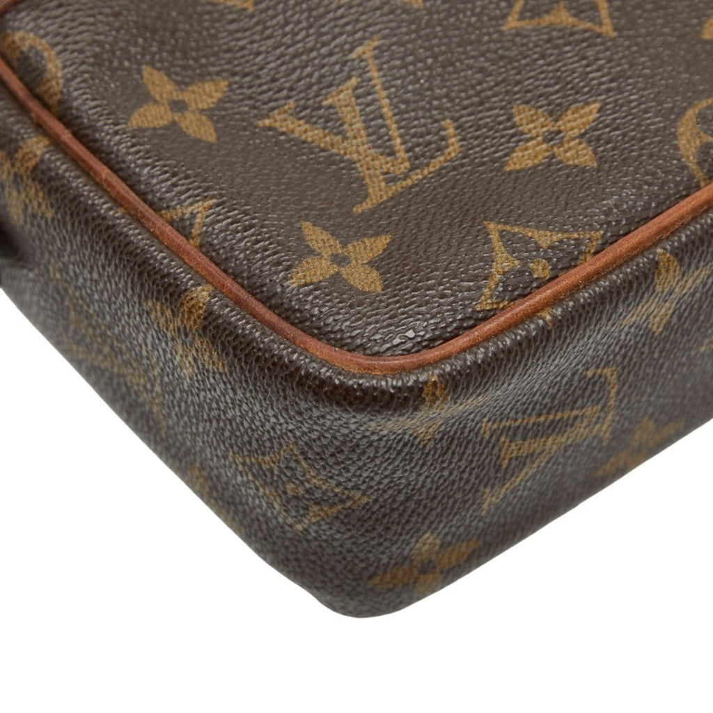 Louis Vuitton Brown Pvc Leather Briefcase